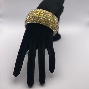 Gold Diamond Bangle